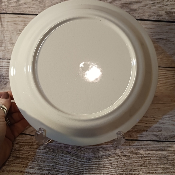 Vintage Mount Clemens CHERRY PIE RECIPE PIE PLATE, Mount Clemens Pottery - Picture 3 of 5